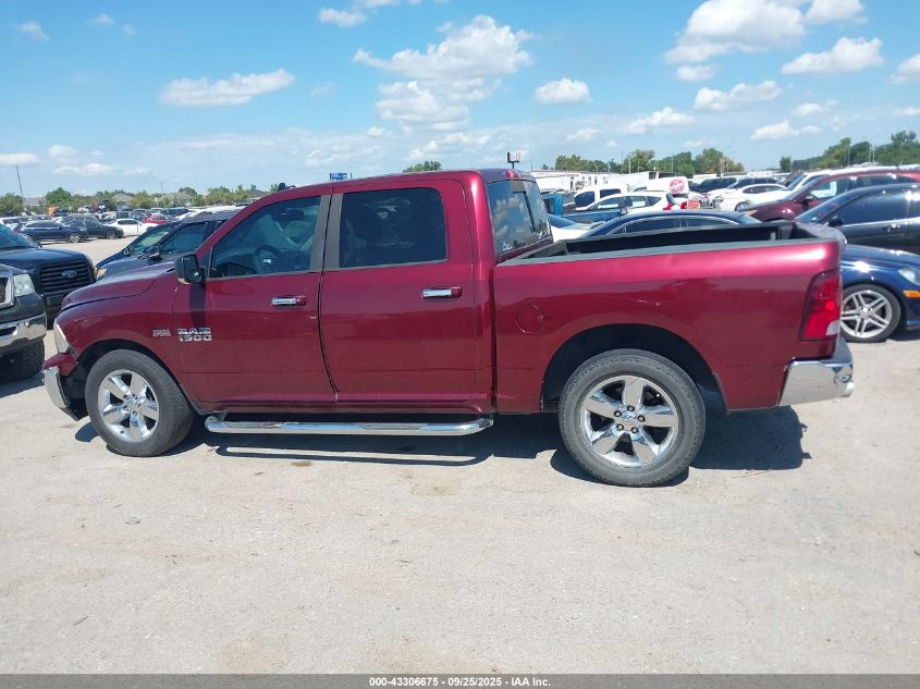 2016 Ram 1500 Lone Star VIN: 3C6RR6LT1GG382722 Lot: 43306675