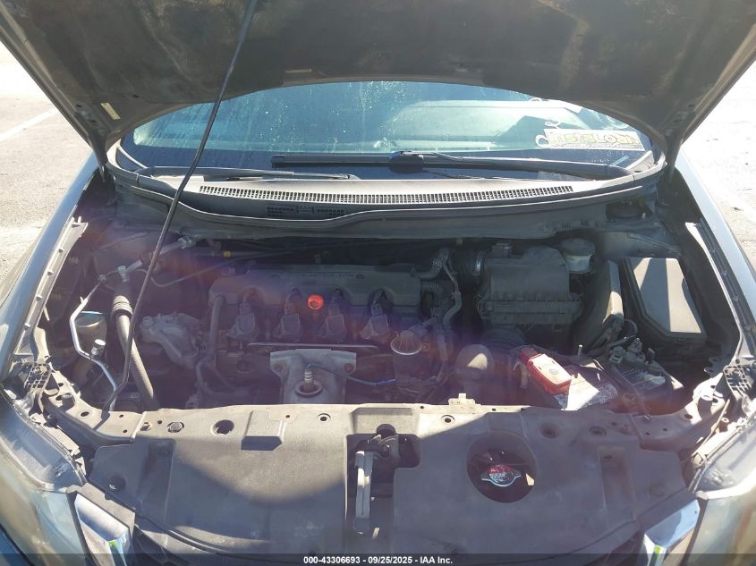 2013 Honda Civic Lx VIN: 19XFB2F57DE076802 Lot: 43306693