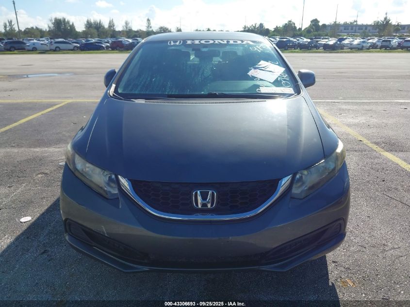 2013 Honda Civic Lx VIN: 19XFB2F57DE076802 Lot: 43306693