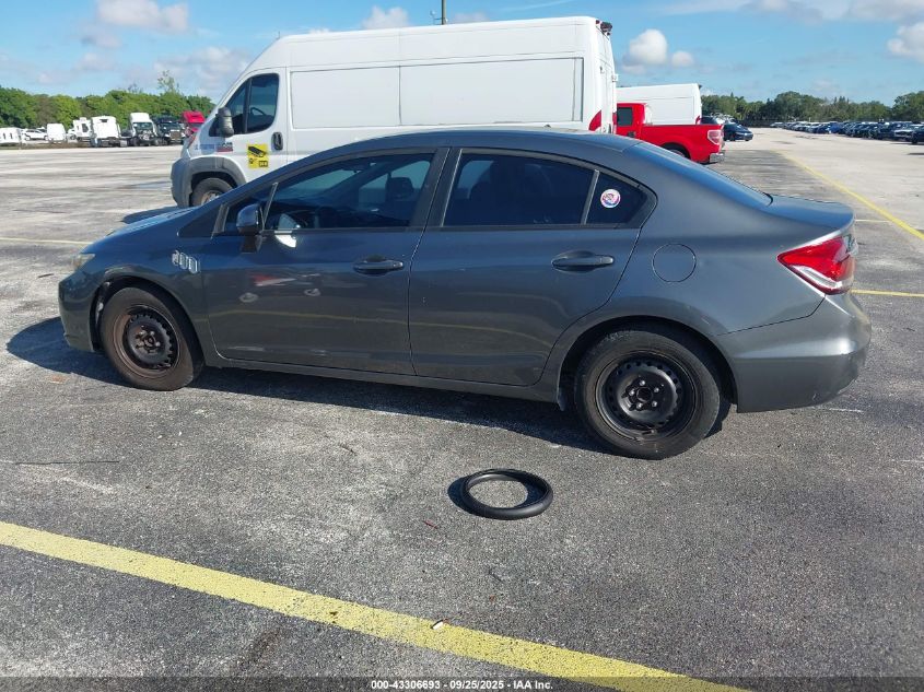 2013 Honda Civic Lx VIN: 19XFB2F57DE076802 Lot: 43306693