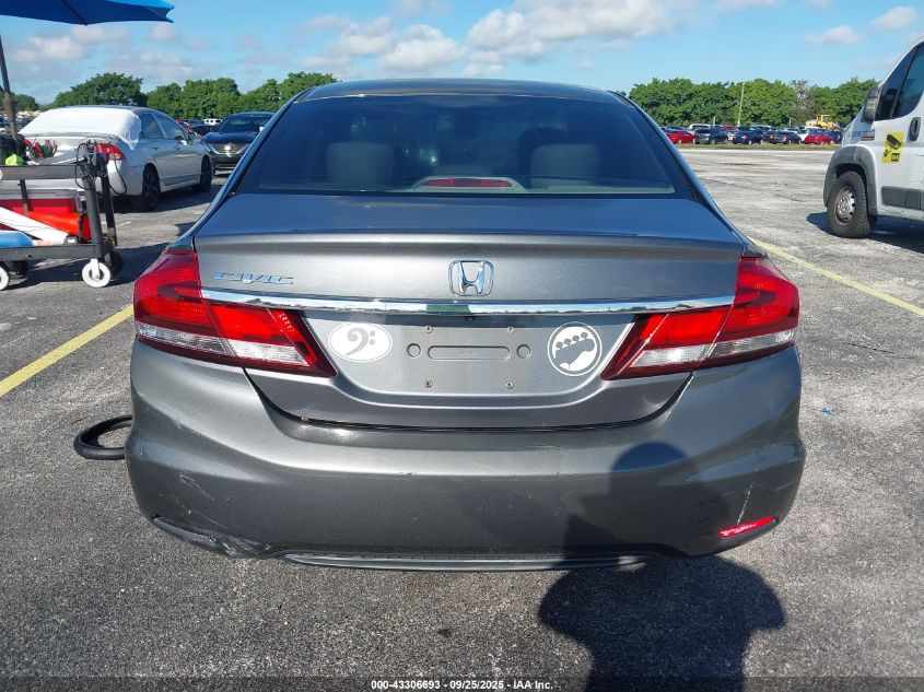 2013 Honda Civic Lx VIN: 19XFB2F57DE076802 Lot: 43306693