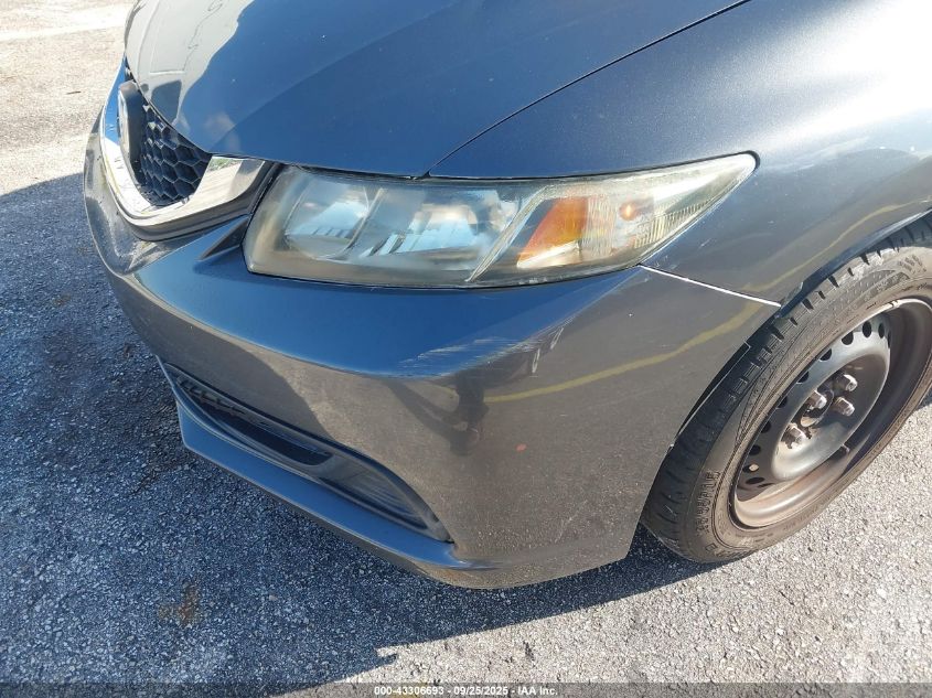 2013 Honda Civic Lx VIN: 19XFB2F57DE076802 Lot: 43306693