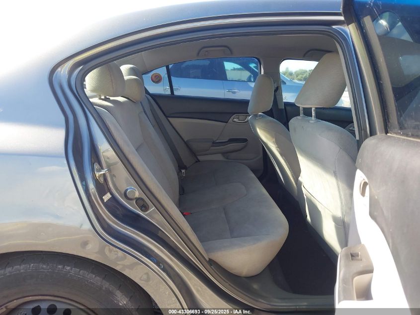 2013 Honda Civic Lx VIN: 19XFB2F57DE076802 Lot: 43306693