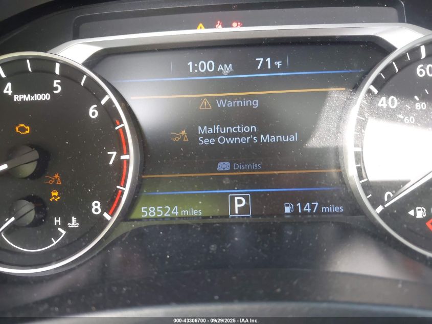 2020 Nissan Altima Sr Fwd VIN: 1N4BL4CV6LC250592 Lot: 43306700