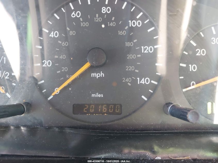 2002 Mercedes-Benz Ml 320 VIN: 4JGAB54E72A363633 Lot: 43306716