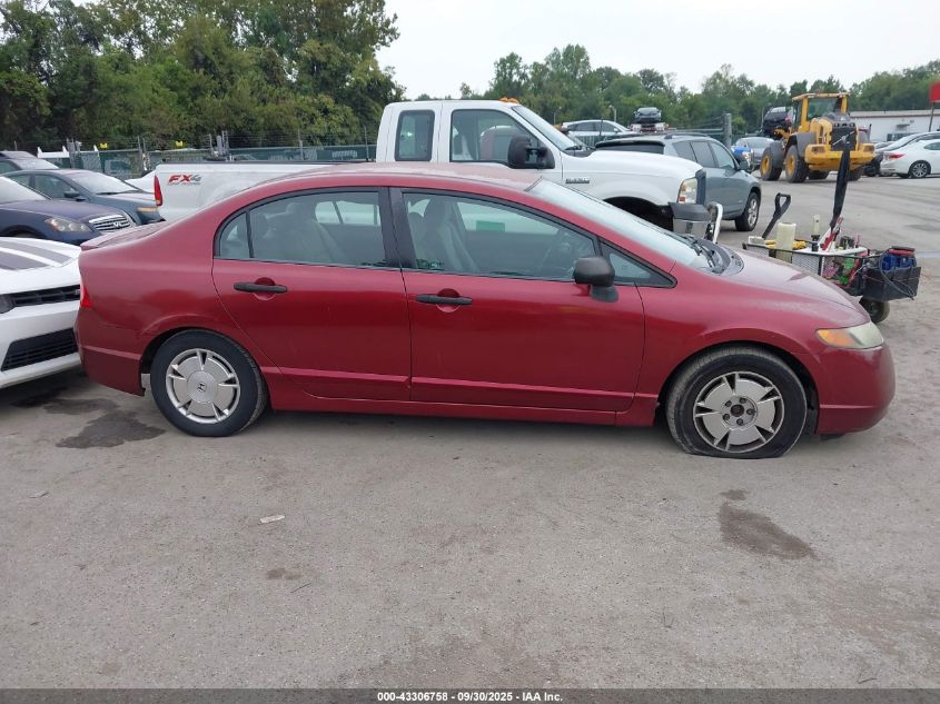 2008 Honda Civic Dx-G VIN: 2HGFA15448H028238 Lot: 43306758