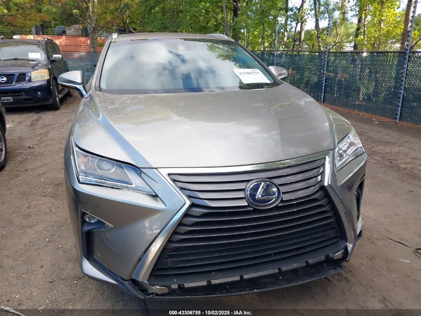 2019 Lexus Rx 450H VIN: 2T2BGMCA4KC034575 Lot: 43306759