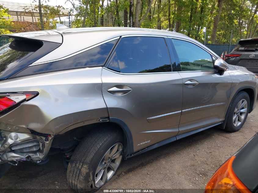 2019 Lexus Rx 450H VIN: 2T2BGMCA4KC034575 Lot: 43306759