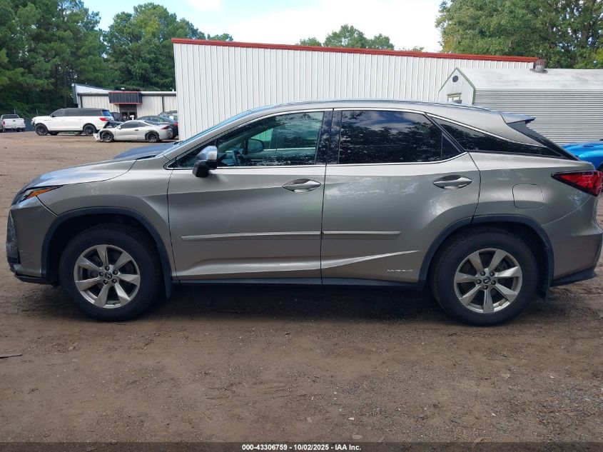 2019 Lexus Rx 450H VIN: 2T2BGMCA4KC034575 Lot: 43306759