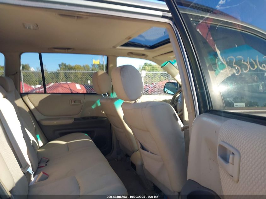 2007 Toyota Highlander V6 VIN: JTEHP21A770217536 Lot: 43306763