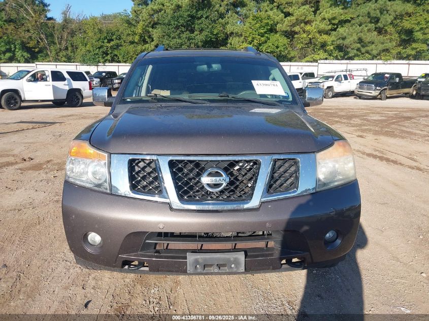 2015 Nissan Armada Platinum VIN: 5N1BA0NF2FN613781 Lot: 43306781
