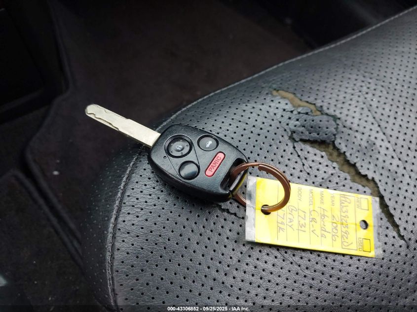 2006 Honda Cr-V Se VIN: JHLRD78936C031731 Lot: 43306852