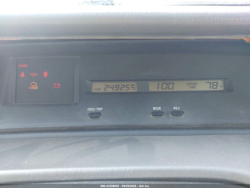 2004 Toyota Avalon Xl VIN: 4T1BF28B84U376626 Lot: 43306855