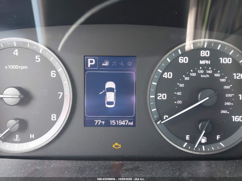 2017 Hyundai Sonata VIN: 5NPE24AF5HH534409 Lot: 43306906