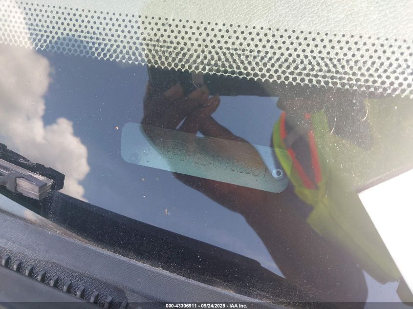 2010 Ford Fusion Se VIN: 3FAHP0HG2AR182551 Lot: 43306911