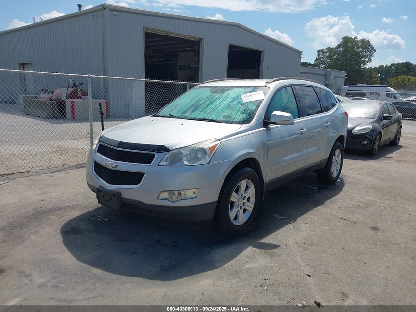 Vin: 1gnkvgedxcj308233, lot: 43801559, chevrolet traverse 1lt 20122