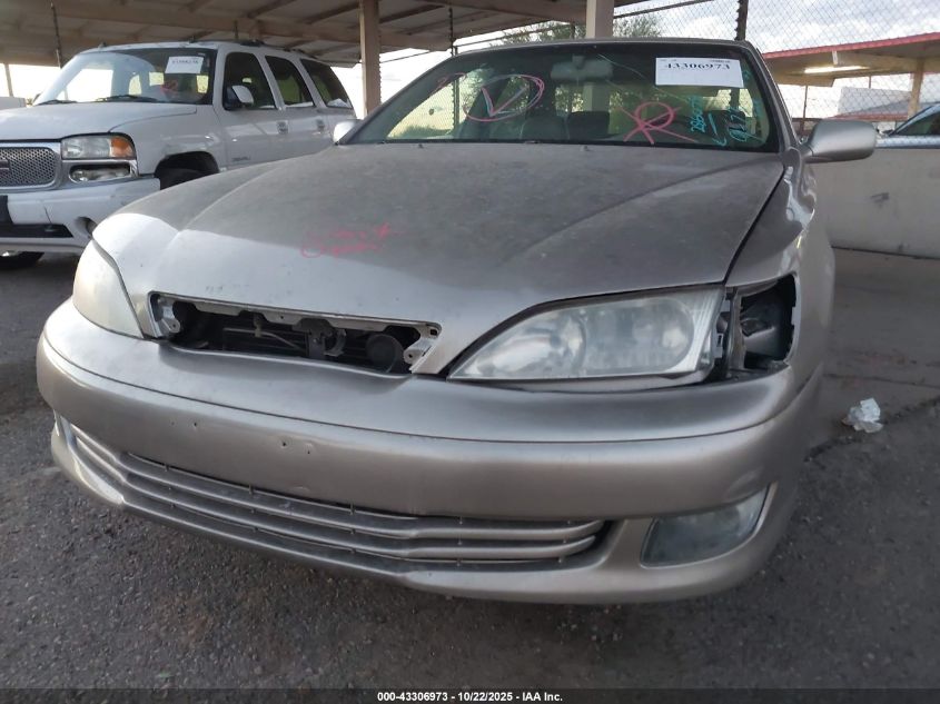 2000 Lexus Es 300 VIN: JT8BF28G8Y0286078 Lot: 43306973