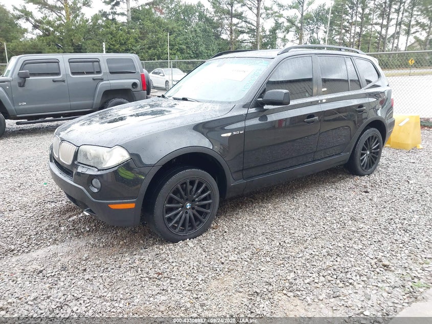 2008 BMW X3 3.0Si VIN: WBXPC93468WJ10197 Lot: 43306987