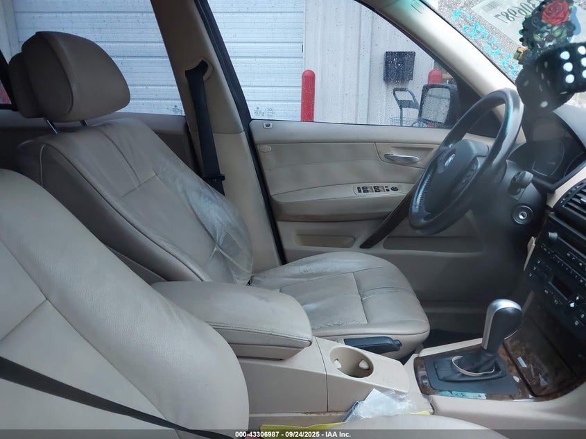 2008 BMW X3 3.0Si VIN: WBXPC93468WJ10197 Lot: 43306987