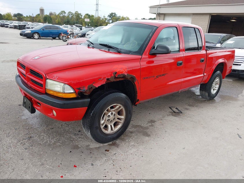 1B7HG2AN61S229261 2001 DODGE DAKOTA photo no. 2