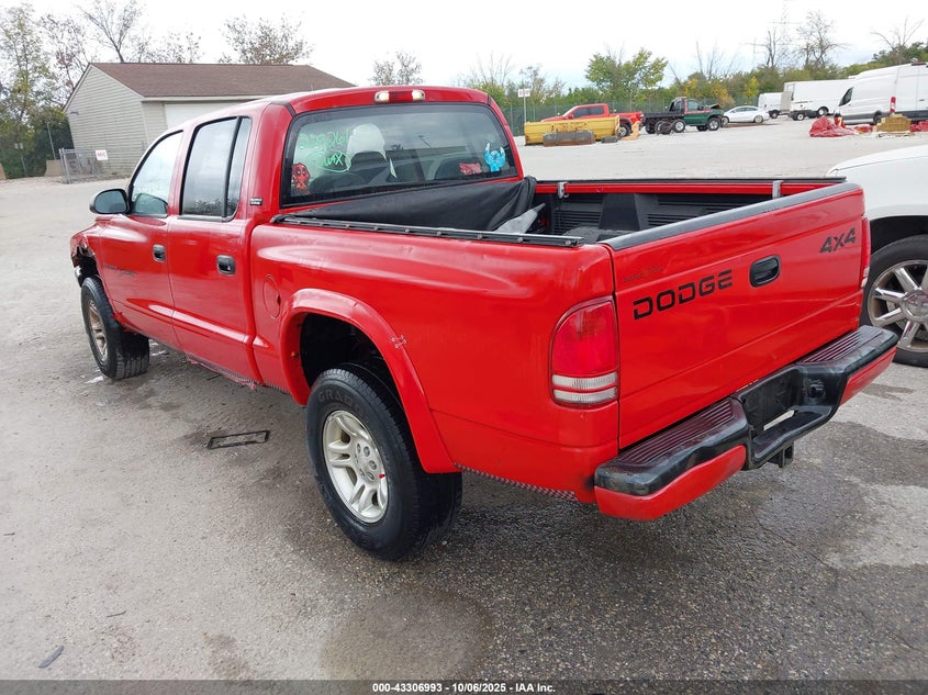 1B7HG2AN61S229261 2001 DODGE DAKOTA photo no. 3