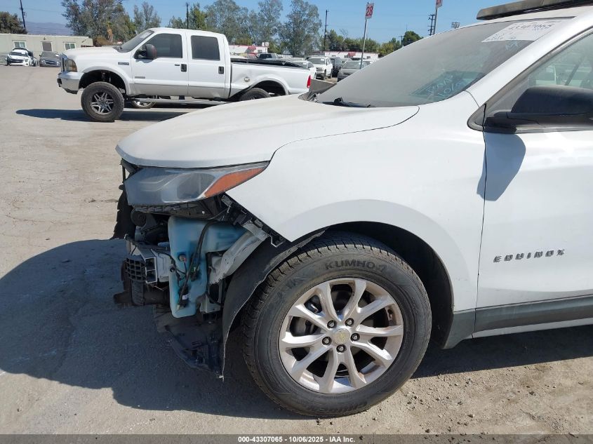 2018 Chevrolet Equinox Ls VIN: 3GNAXHEV0JS623834 Lot: 43307065
