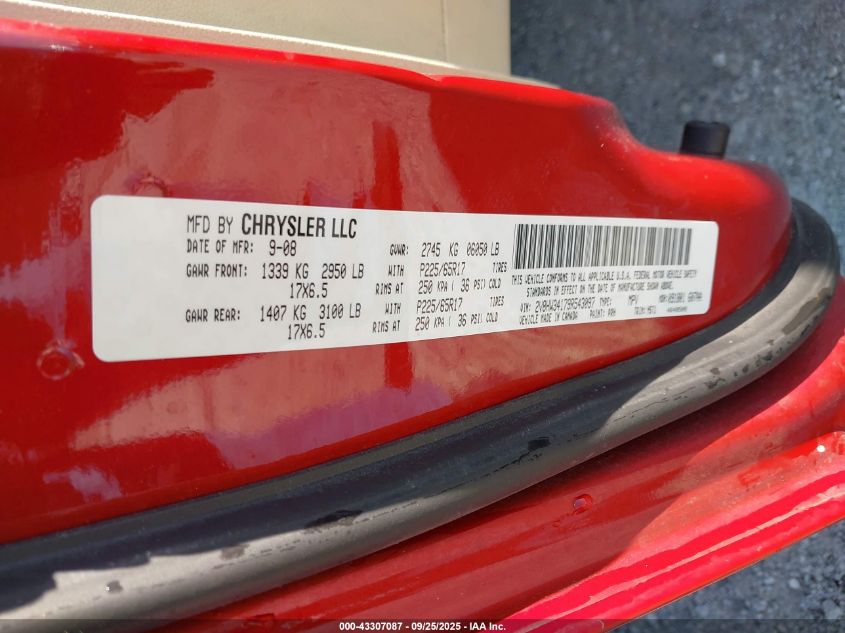 2009 Volkswagen Routan Se VIN: 2V8HW34179R543097 Lot: 43307087