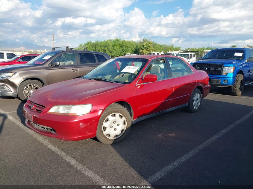 2000 Honda Accord 2.3 Se red sedan gasoline JHMCG6698YC022323 photo #3