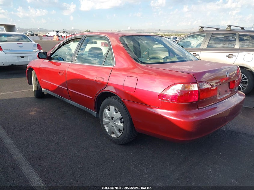 2000 Honda Accord 2.3 Se red sedan gasoline JHMCG6698YC022323 photo #4