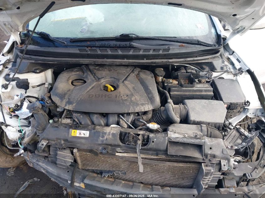 2016 Hyundai Elantra Se VIN: 5NPDH4AE4GH746511 Lot: 43307147