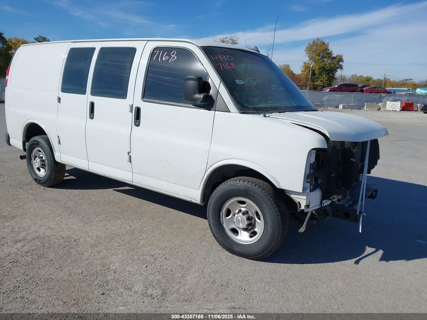 Vin: 1gcwgafg5l1266418, lot: 43801814, chevrolet express cargo rwd 2500 regular wheelbase wt 2020 img_1