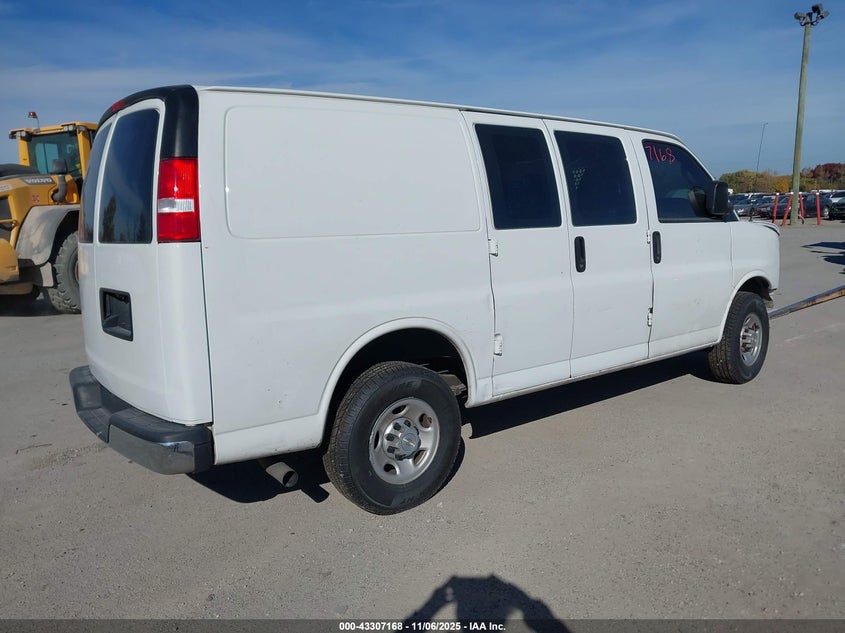 Vin: 1gcwgafg5l1266418, lot: 43801814, chevrolet express cargo rwd 2500 regular wheelbase wt 20204
