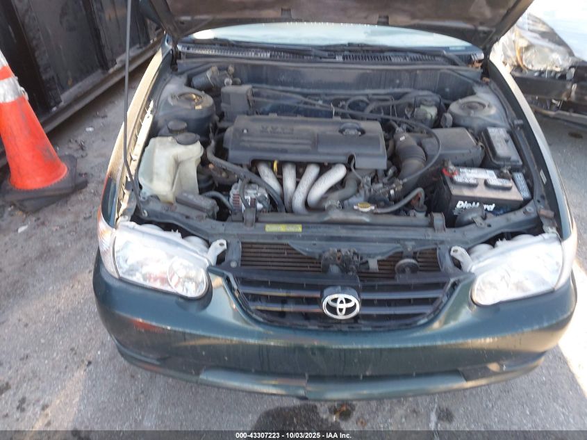 2002 Toyota Corolla Le VIN: 2T1BR18E42C574176 Lot: 43307223