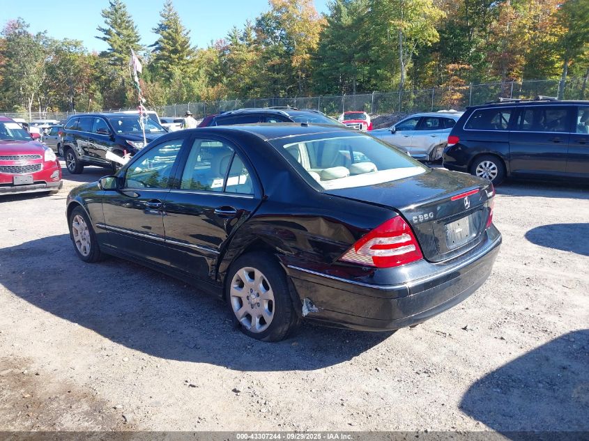 2006 Mercedes-Benz C 350 Luxury 4Matic VIN: WDBRF87H86F752663 Lot: 43307244