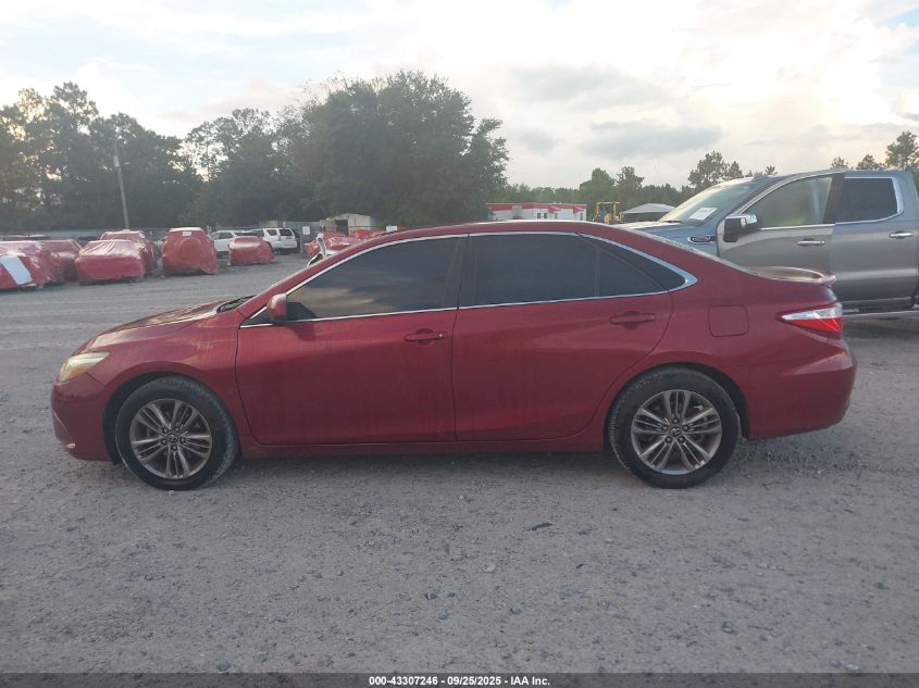 2016 Toyota Camry Se VIN: 4T1BF1FK3GU576668 Lot: 43307246