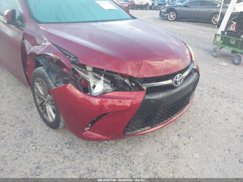 2016 Toyota Camry Se VIN: 4T1BF1FK3GU576668 Lot: 43307246