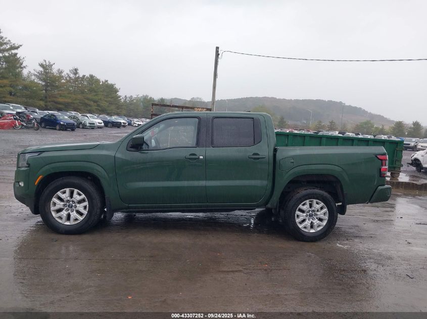 2022 Nissan Frontier Sv 4X4 VIN: 1N6ED1EK1NN678399 Lot: 43307252