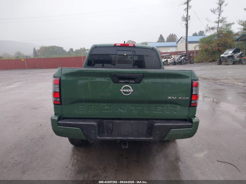 2022 Nissan Frontier Sv 4X4 VIN: 1N6ED1EK1NN678399 Lot: 43307252
