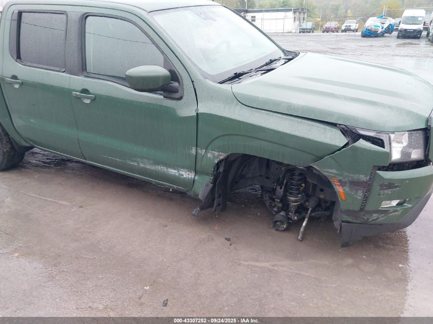 2022 Nissan Frontier Sv 4X4 VIN: 1N6ED1EK1NN678399 Lot: 43307252