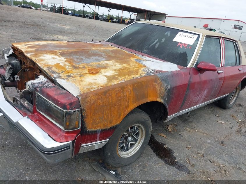 1989 Chevrolet Caprice Classic VIN: 1G1BN51E9KR136040 Lot: 43307263