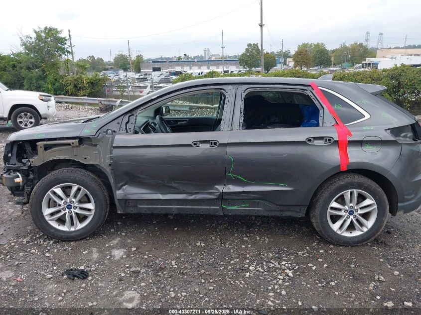 2015 Ford Edge Sel VIN: 2FMTK4J82FBC15840 Lot: 43307271