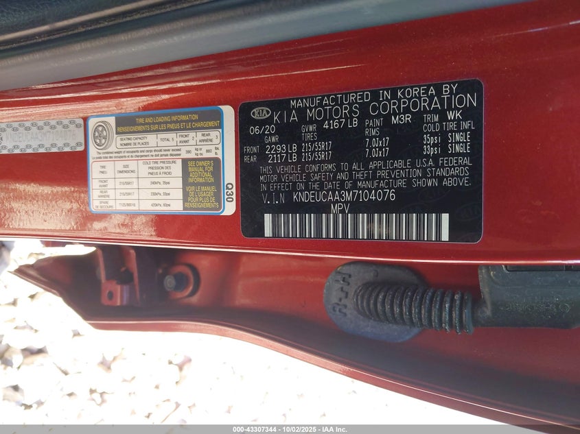 2021 KIA SELTOS S - KNDEUCAA3M7104076