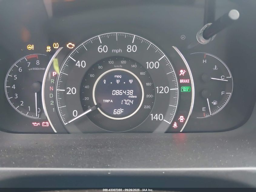 2013 Honda Cr-V Ex-L VIN: 2HKRM4H73DH605420 Lot: 43307355