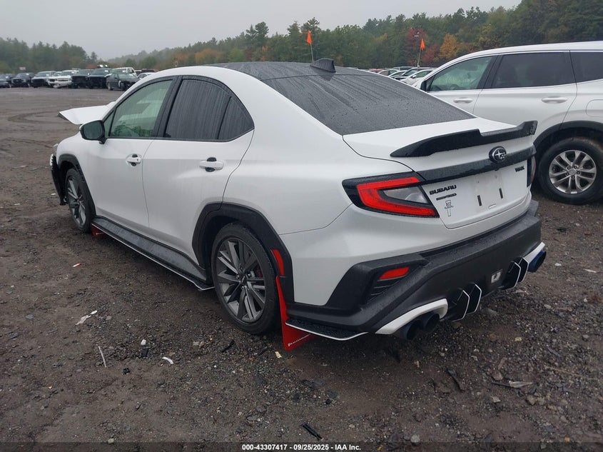 2022 Subaru Wrx white sedan gasoline JF1VBAA66N9015975 photo #4