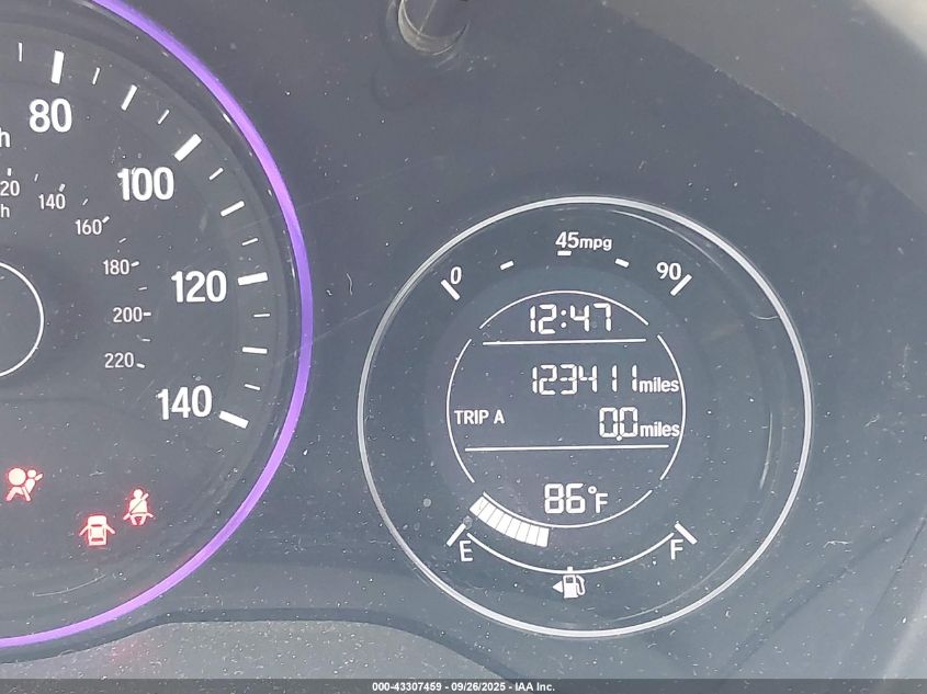 2016 Honda Hr-V Ex VIN: 3CZRU5H59GM712727 Lot: 43307459