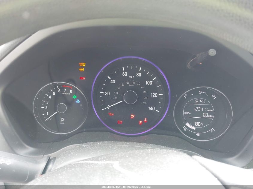 2016 Honda Hr-V Ex VIN: 3CZRU5H59GM712727 Lot: 43307459