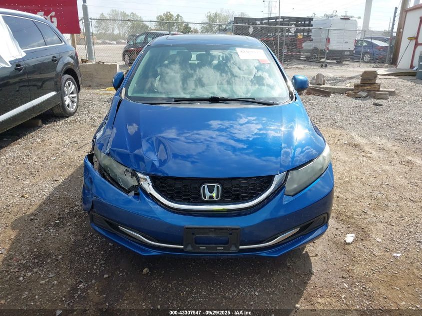 2013 Honda Civic Ex VIN: 19XFB2F81DE054417 Lot: 43307547