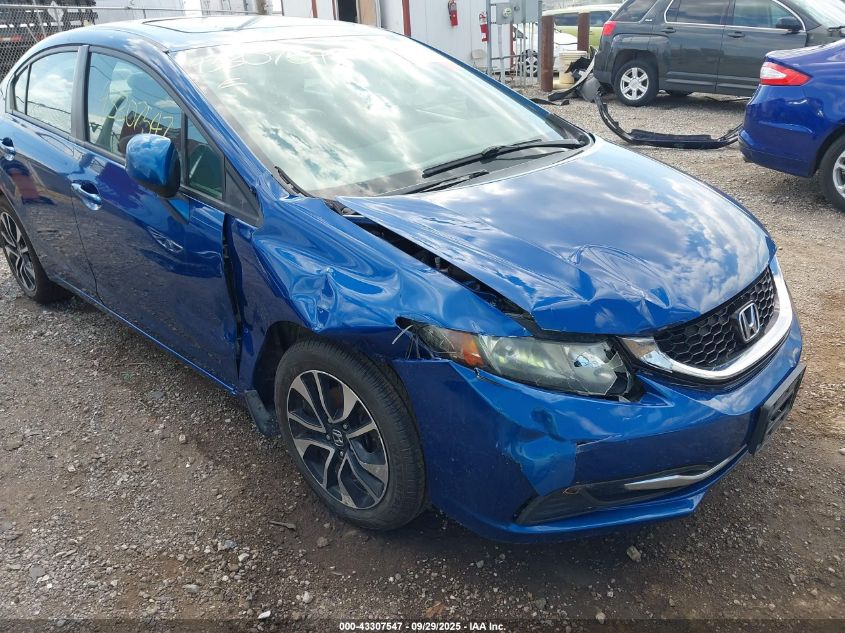 2013 Honda Civic Ex VIN: 19XFB2F81DE054417 Lot: 43307547