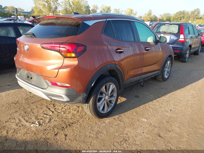 2020 Buick Encore gx 1.3 Awd Select Orange Lot 111043307560 Vin KL4MMESL6LB103341