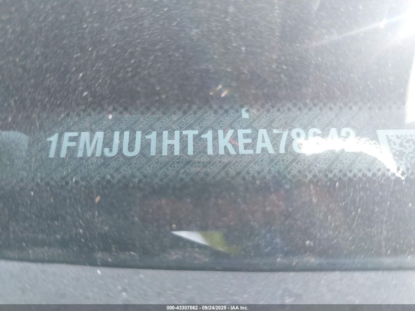 2019 Ford Expedition Xlt VIN: 1FMJU1HT1KEA78642 Lot: 43307562